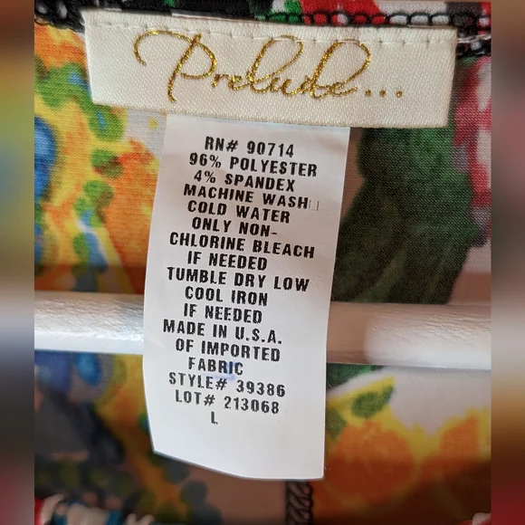 Dress bundle of 2 bright pink and blue colorful sleeveless Prelude size large - Picture 4 of 13